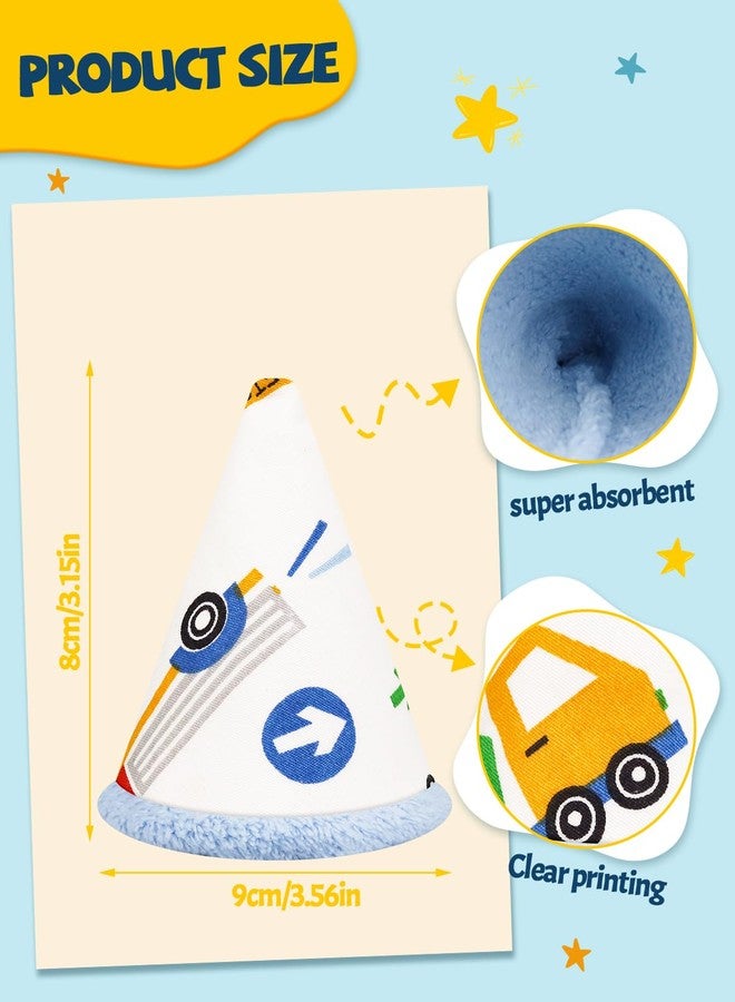 AMAZYC-US 12 PCS Pee Covers Baby Boy, Reusable Pee Peep Teepee Baby Boy, Strong Water Absorption Baby Boys Pee-Shield for Boys Gift, Diaper Changing Accessory (Car) - Image 2